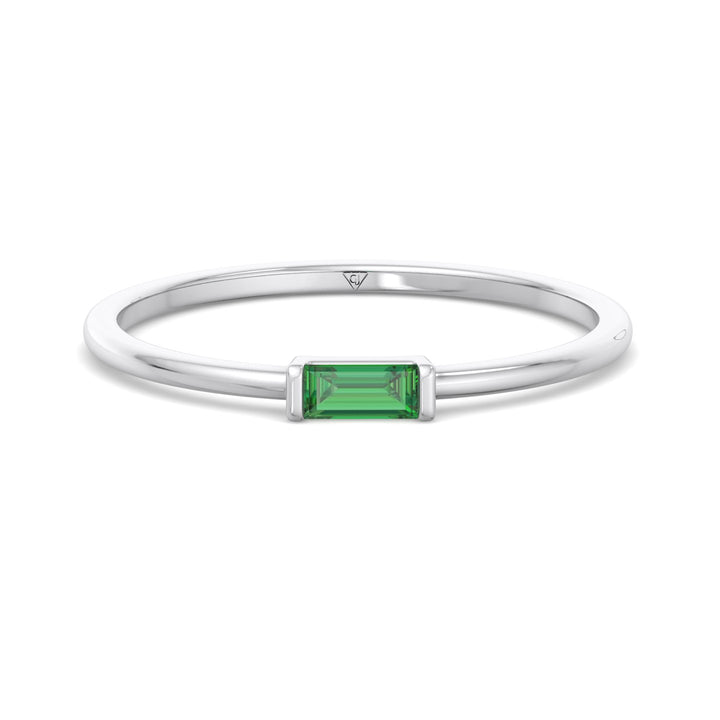 dainty-baguette-cut-green-emerald-solitaire-stackable-ring-solid-white-gold