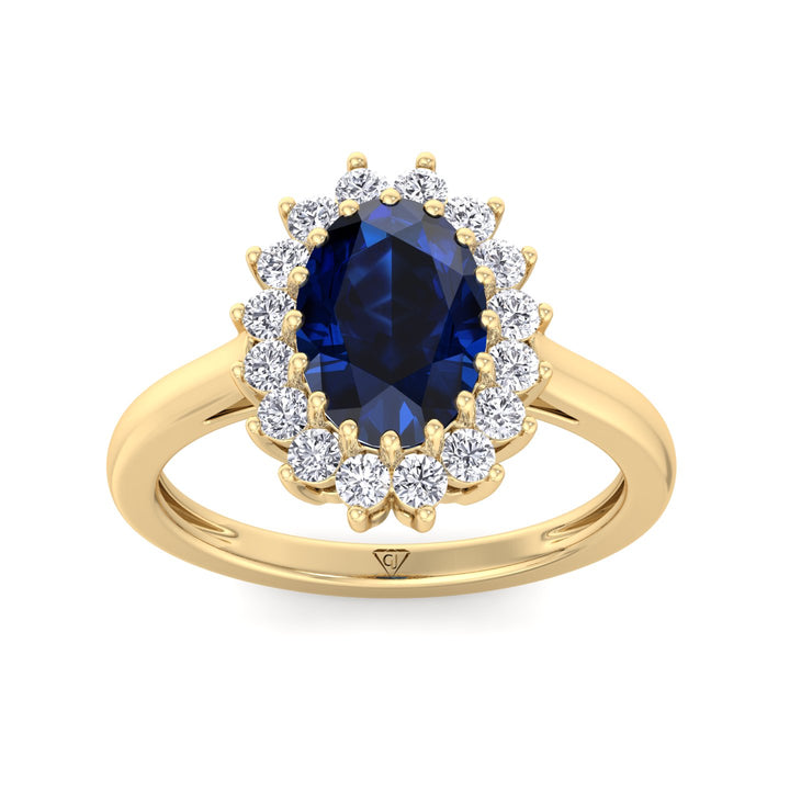 3.85ctw-oval-cut-blue-sapphire-with-round-diamond-halo-engagement-ring-in-solid-yellow-gold