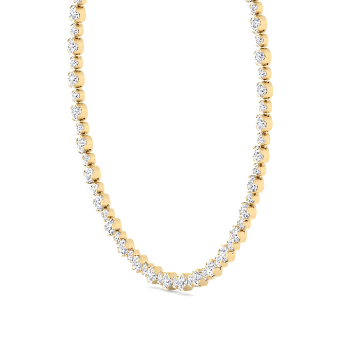 alternating-size-diamond-tennis-necklace-crown-prong-setting-in-solid-yellow-gold