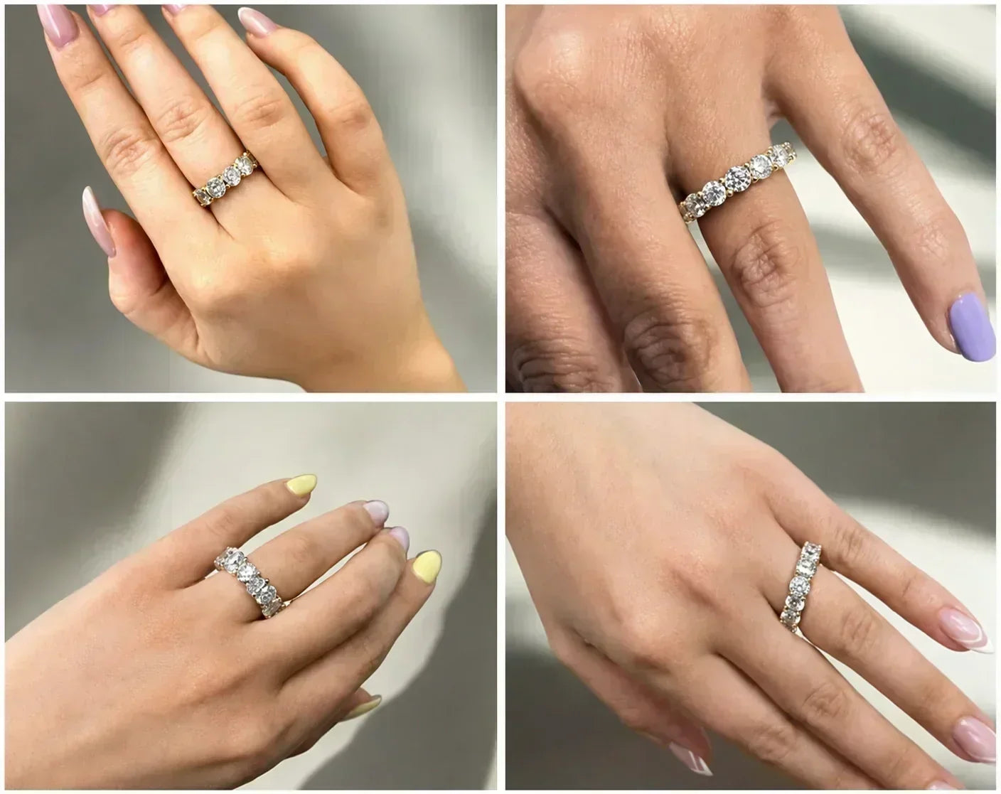 Best Eternity Band Shapes and Styles for Stacking