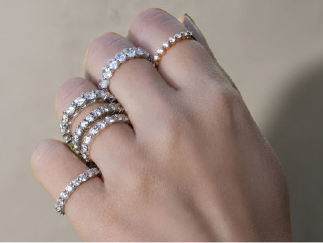 Best Halfway Diamond Eternity Bands Styles