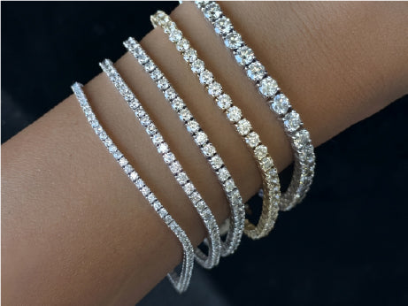 Diamond Tennis Bracelets vs Bangles