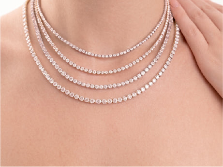 How to Choose a Diamond Tennis Necklace