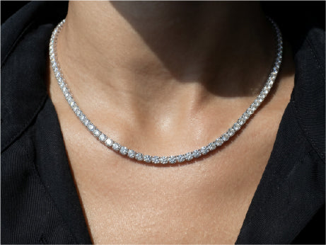 The Viral Non-Flip Tennis Necklace Everyone Wants to Own