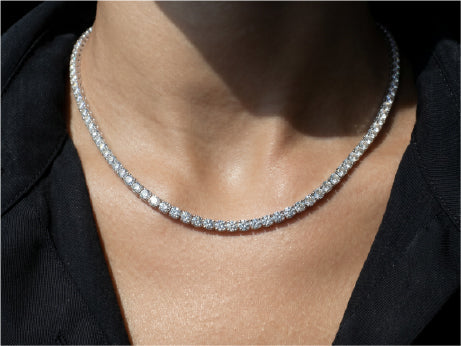 The Viral Non-Flip Tennis Necklace Everyone Wants to Own