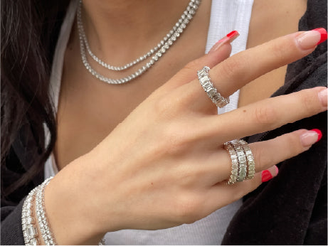 U-Prong vs Shared Prong Eternity Bands