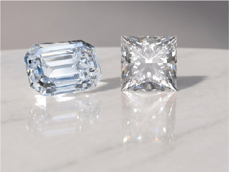 emerald cut vs princess cut diamond