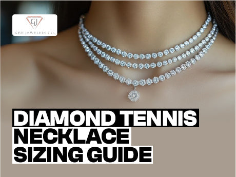 Diamond Tennis Necklace Sizing Guide