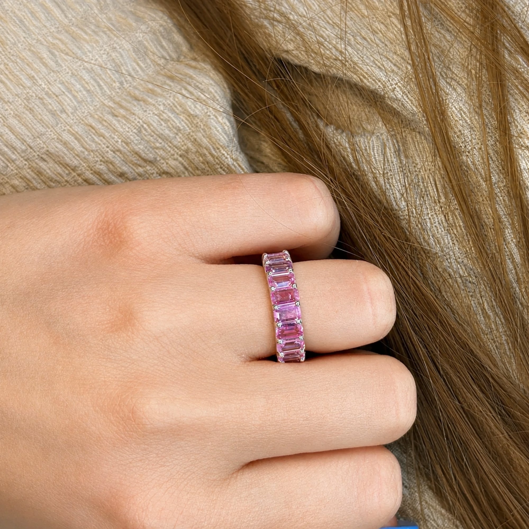 Gemstone Eternity Bands