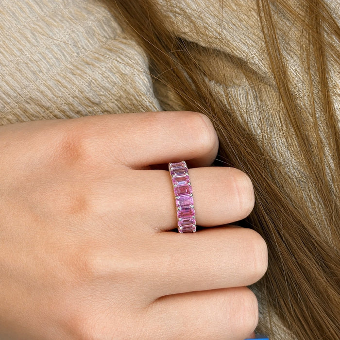 Gemstone Eternity Bands