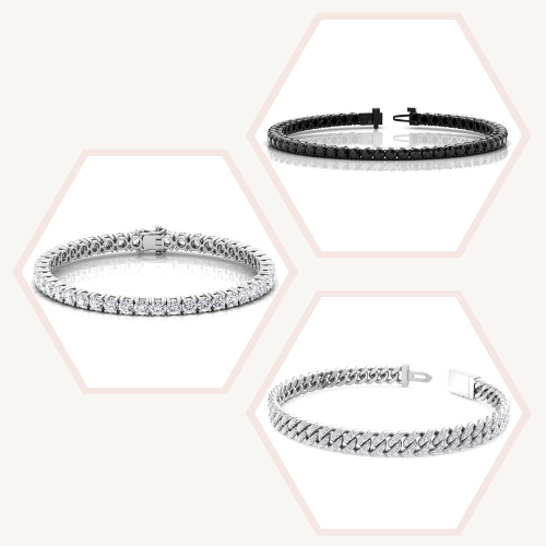 Men's Diamond Tennis Bracelets