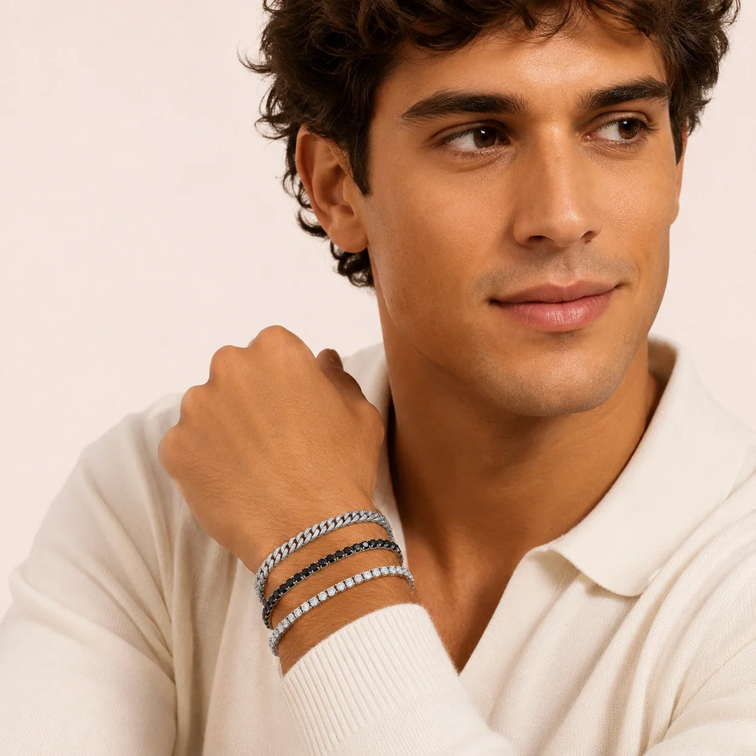 Men's Diamond Tennis Bracelets