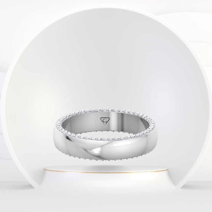 0.52CT Hidden Diamond Halo Band