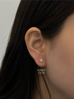 0.5ctw 4 Prong Round Natural Diamond Studs