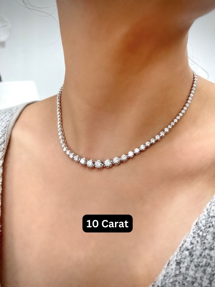10-carat-graduated-round-cut-diamond-tennis-necklace
