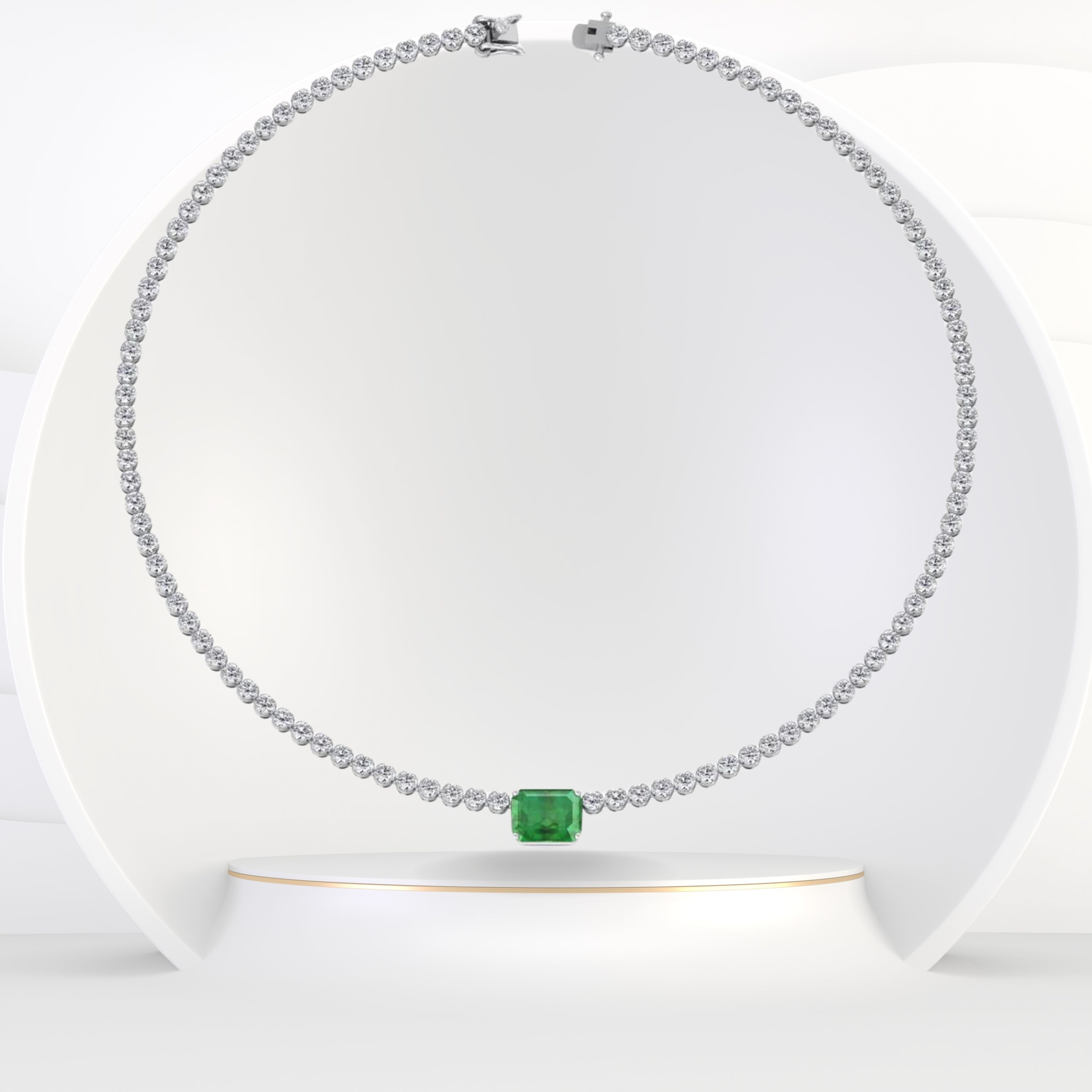 11 carat store diamond necklace