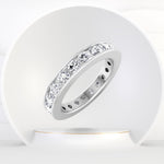 Venti - Channel Set Round Diamond Eternity Band - Gem Jewelers Co