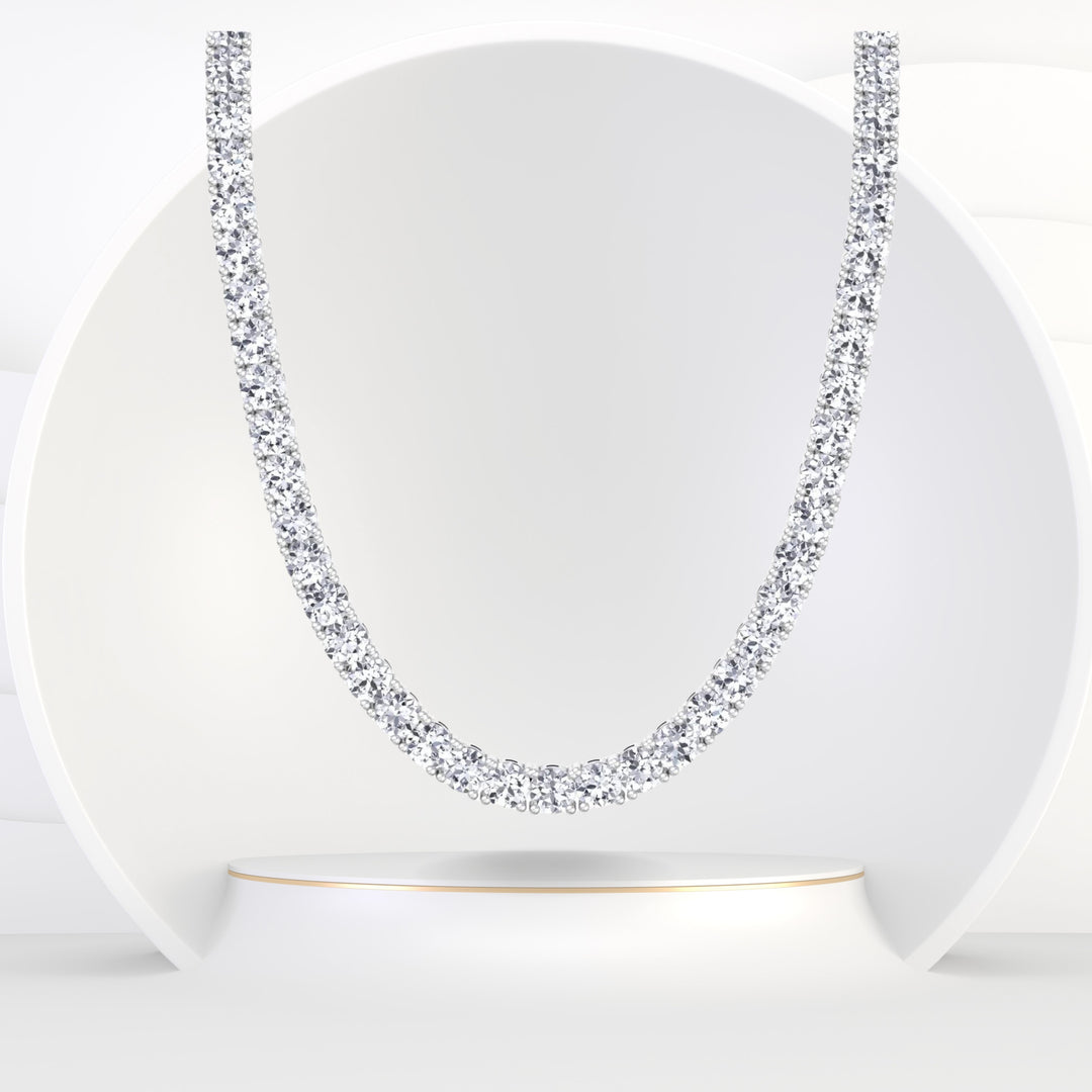 Meyul - 15 Carat Men's Diamond Tennis Necklace Chain