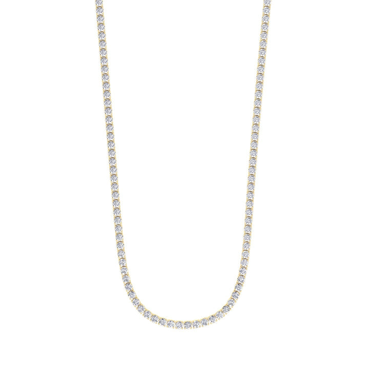 Deal Of The Month - 9.20 Carat Diamond Tennis Necklace in 14K Solid Gold