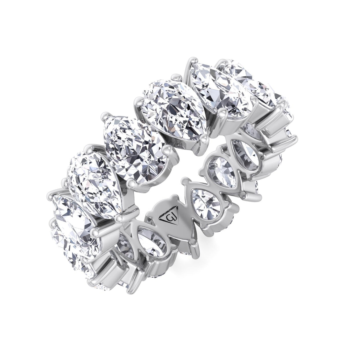 pear-shape-diamond-eternity-band-in-solid-white-gold