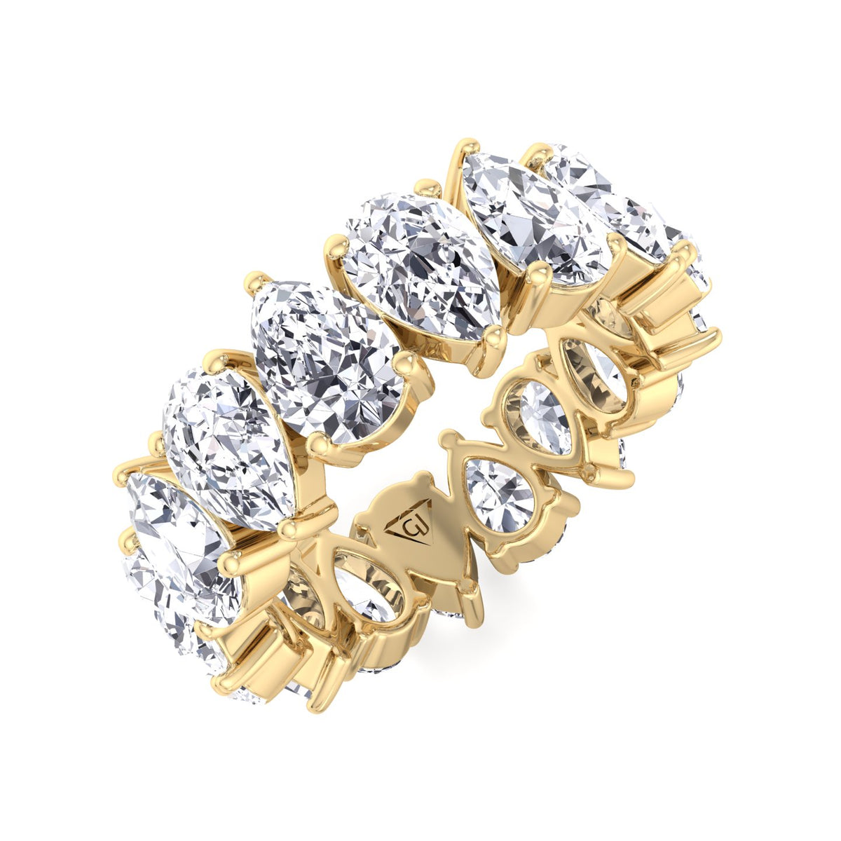 pear-shape-diamond-eternity-band-in-solid-yellow-gold