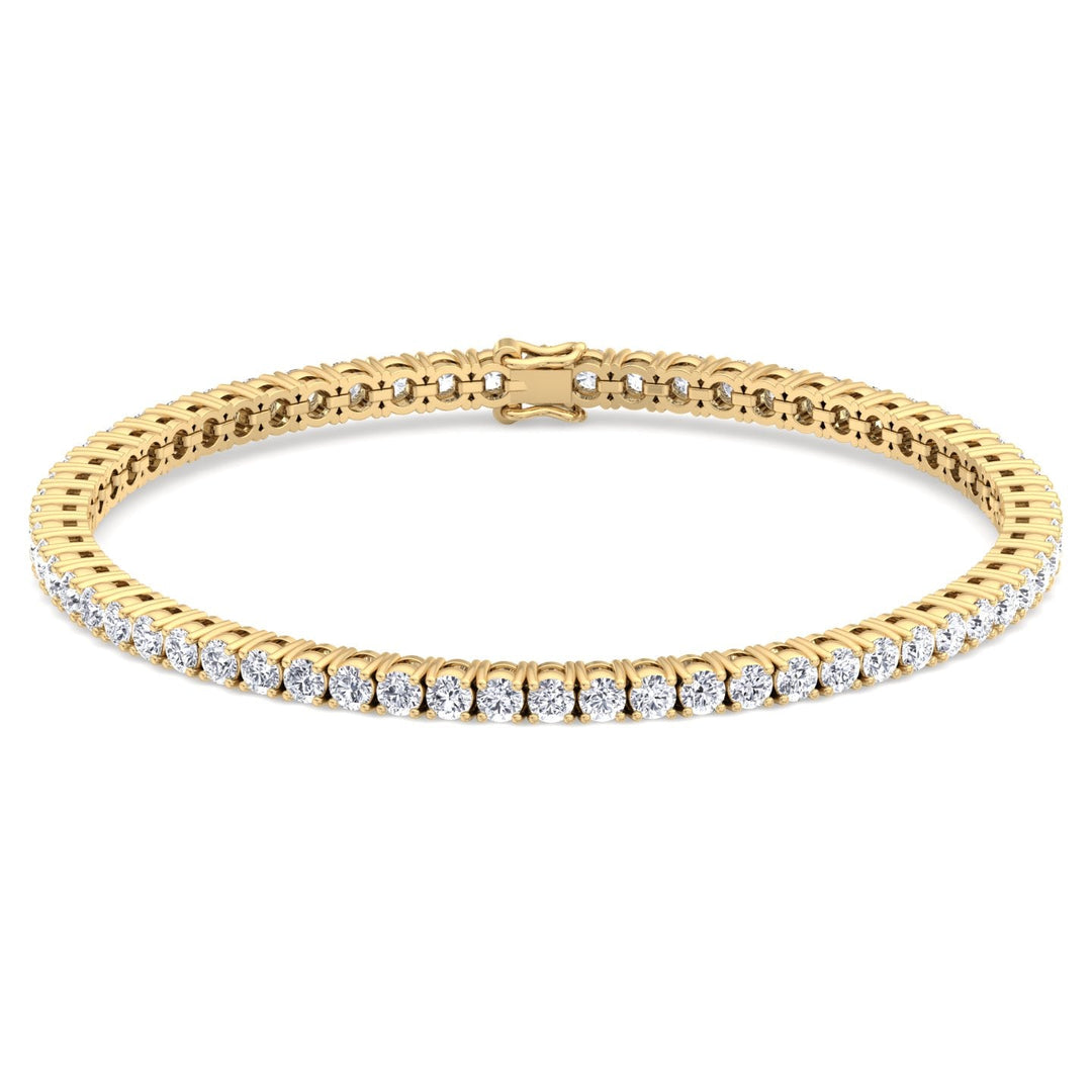 2ct-4-prong-round-diamond-tennis-bracelet-in-14k-yellow-gold