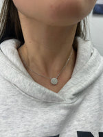 1 Carat Round Shape Diamond Pendant Necklace