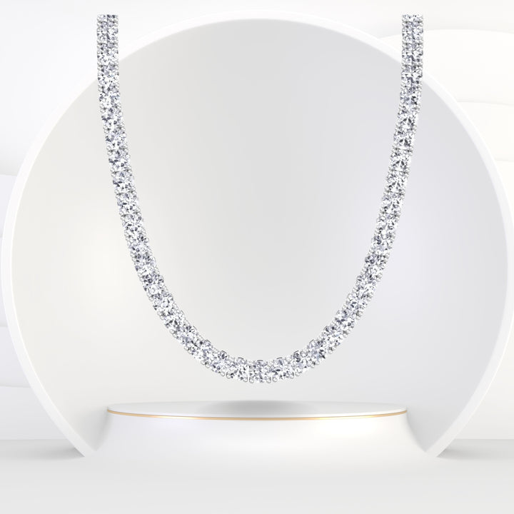 Meyul - 12 Carat Men's Diamond Tennis Necklace Chain