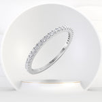 Bella - 0.25CT Dainty Natural Diamond Band - Gem Jewelers Co