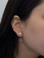 2ctw 4 Prong Round Natural Diamond Studs