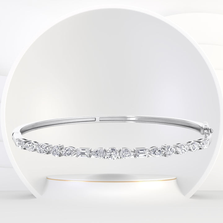 Feltre - Multi Shape Natural Diamond Bracelet