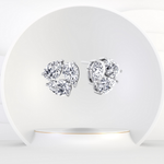 3 Piece Pear Shape Natural Diamond Studs