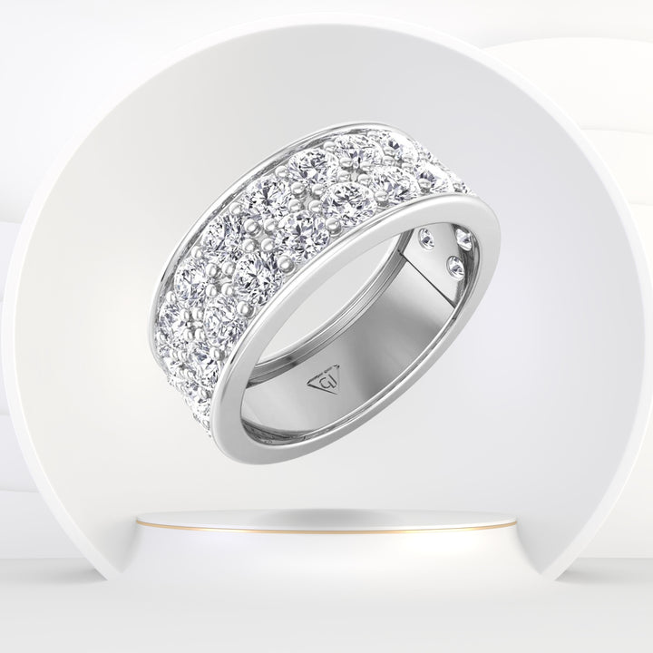 Petal - Men's Diamond Gold Ring - Gem Jewelers Co