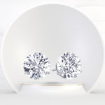 1CT T.W Round Natural Diamond Studs in 14K Gold ( Super Deal) - Gem Jewelers Co