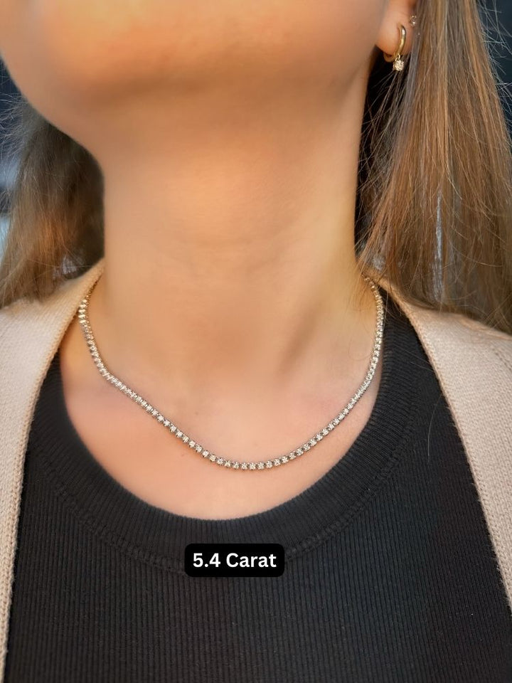 5.4-carat-crown-prong-diamond-tennis-necklace-14k-white-gold-illusion-setting