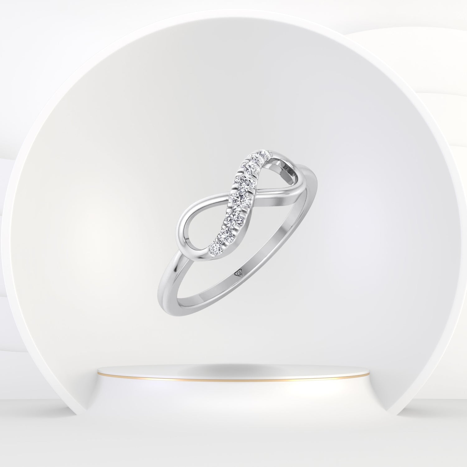 Elena - Diamond Infinity Band - Gem Jewelers Co