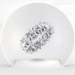 Agnella - Pear Shape Diamond Eternity Band - Gem Jewelers Co