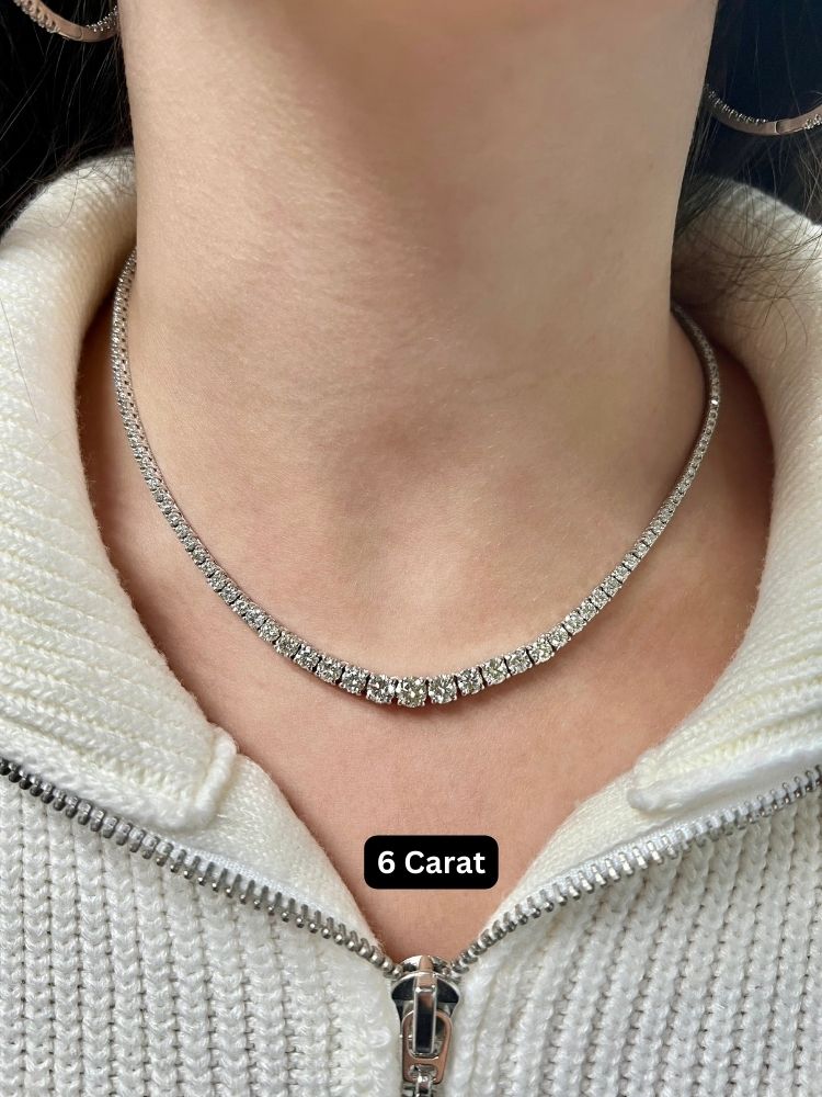 6-carat-4-prong-setting-graduated-diamond-tennis-necklace-14k-white-gold