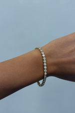 Bezel Set Natural Diamond Tennis Bracelet 222