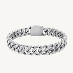 3CT natural diamond Cuban link bracelet