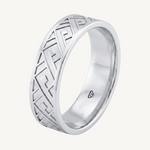 Inner Spirit Style Men's Solid Gold Band