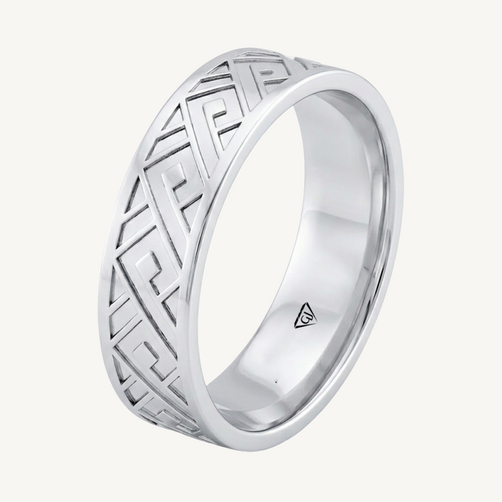 Inner Spirit Style Men's Solid Gold Band
