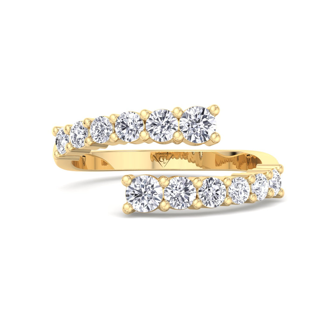 Elvera Diamond Wrap Yellow Gold Ring