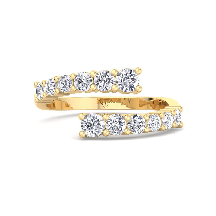 Elvera Diamond Wrap Yellow Gold Ring