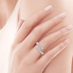 Elvera Round Cut Diamond Wrap Ring