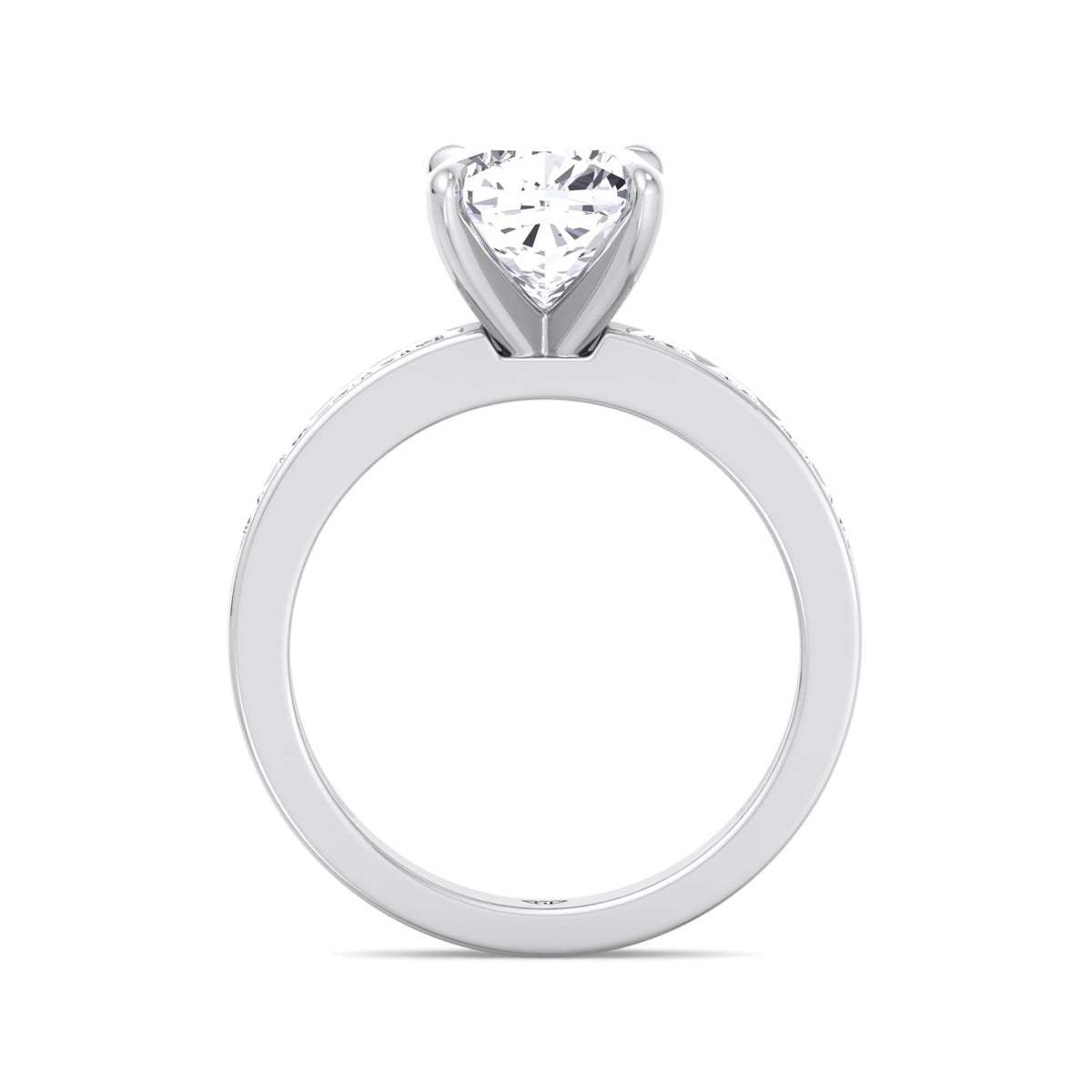 Evalina - Cushion Shape Diamond Ring White Gold