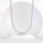 Everyday 6CT 4-Prong Natural Diamond Tennis Necklace 14K Gold
