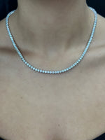 Deal Of The Month - 9.20 Carat Diamond Tennis Necklace in 14K Solid Gold - Gem Jewelers Co