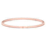 Flexible Natural Pink Sapphire Bangle 14K Rose Gold