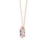 Floating Pear Shape Lab Grown Diamond Pendant RG 4